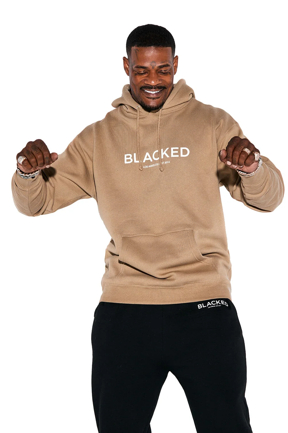 Blacked Hoodie - Sandstone - Image 7