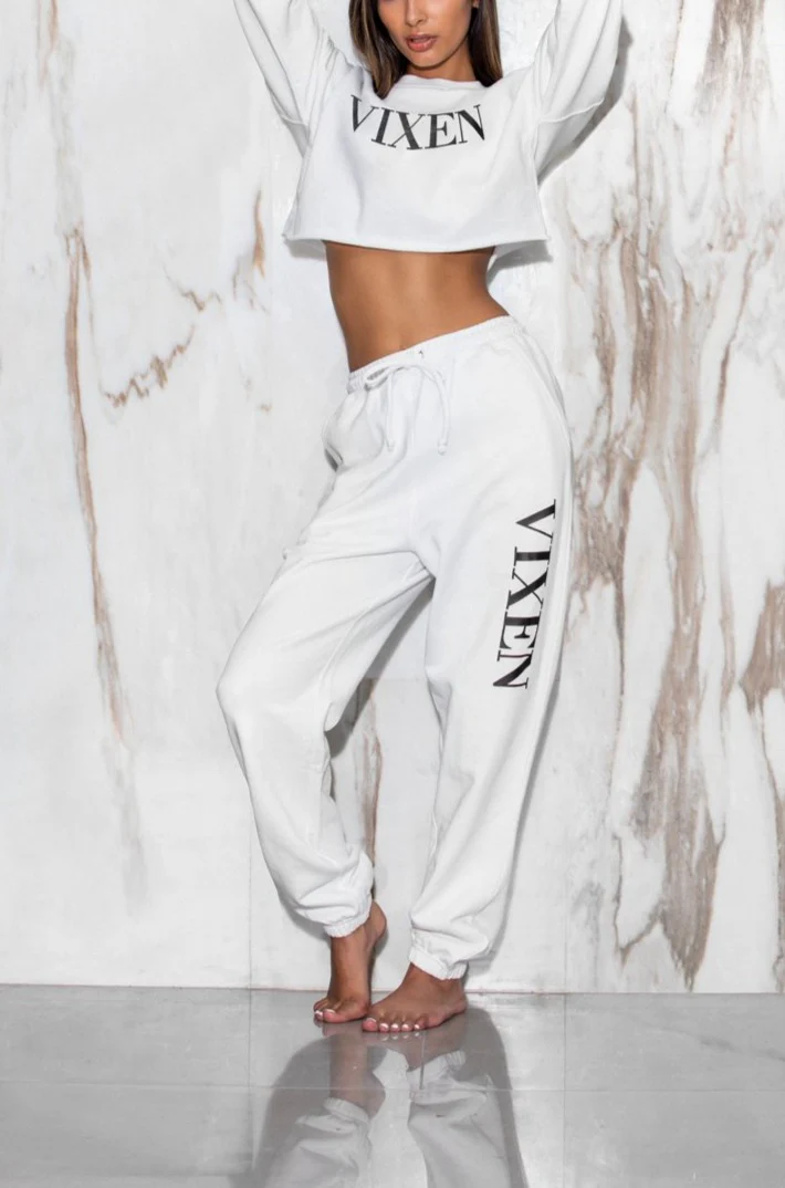 Vixen Cropped Loungewear Sweatshirt - Image 3