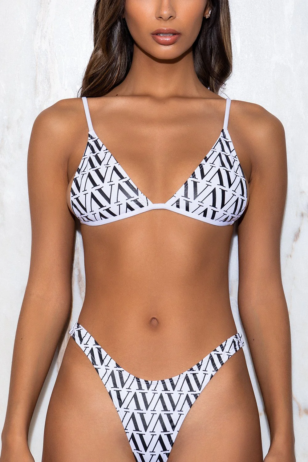 Vixen V Print Bikini Bottom - Image 5