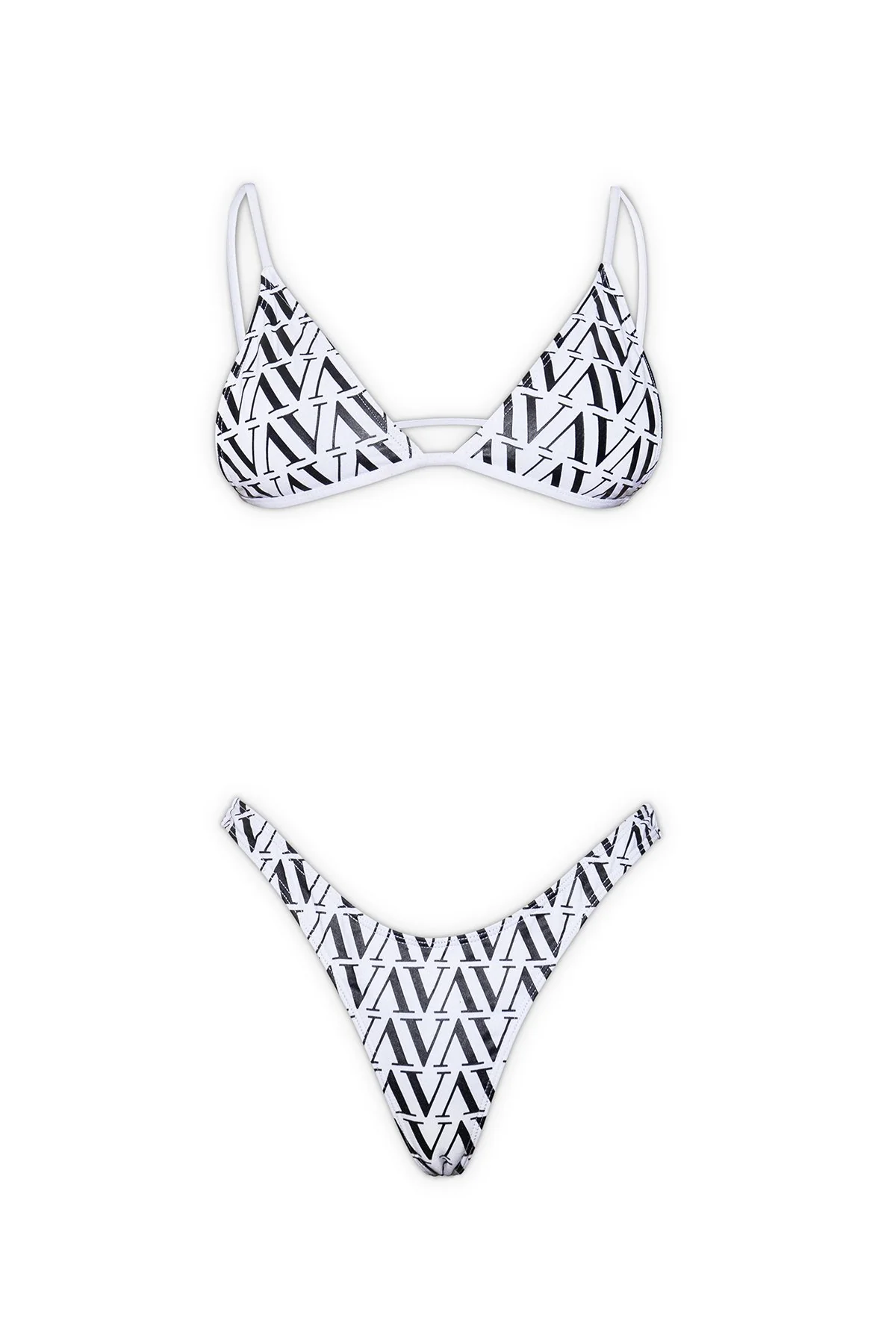 Vixen V Print Bikini Top - Image 3